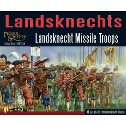 Landsknechts Missile Troops (30) 28mm Renaissance WARLORD GAMES