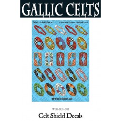 Gallic Celtic shield transfers Decals Sheet WARLORD GAMES