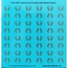 Caesarian Roman Legionary shield transfers Decals Sheet WARLORD GAMES