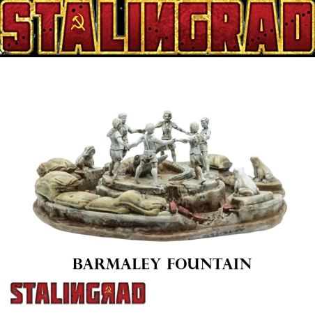 STALINGRAD - Barmaley Fountain 28mm Terrain scale WWII WARLORD GAMES