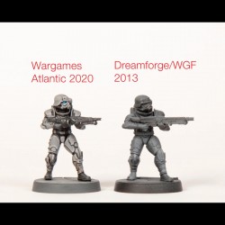 Eisenkern Stormtroopers Boxed Set (20) 28mm SciFi WARGAMES ATLANTIC