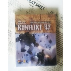 Konflikt'47 A5 rulebook (Soft-back) w/charts WARLORD GAMES