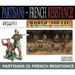 Partisans - French Resistance box set (32) 28mm Ancients WARGAMES ATLANTIC