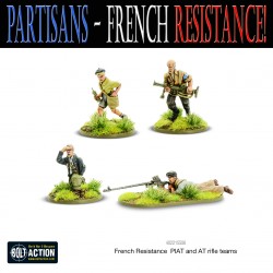 French Resistance PIAT & Anti-tank rifle teams WARLORD GAMES