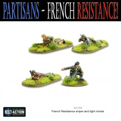 French Resistance Sniper and Light Mortar Teams WARLORD GAMES