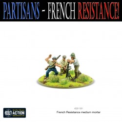 French Resistance Medium Mortar team WARLORD GAMES