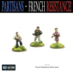 French Resistance Officer team WARLORD GAMES