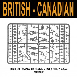 British & Canadian Army infantry Sprue (1943-45) 28mm WWII WARLORD GAMES