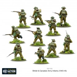 British & Canadian Army infantry Sprue (1943-45) 28mm WWII WARLORD GAMES