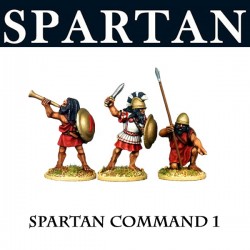 Greek Spartan Command 1 28mm Ancients FOUNDRY
