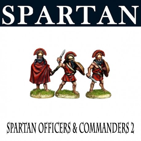Greek Spartan Officers & Commanders 2 28mm Ancients FOUNDRY
