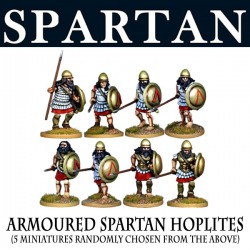 Greek Armoured Spartan Hoplites (5) 28mm Ancients FOUNDRY