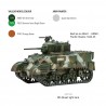 U.S. M5 "Stuart" or M5A1 or E7-7 Light tank WWII 28mm 1/56th (no box) WARLORD GAMES