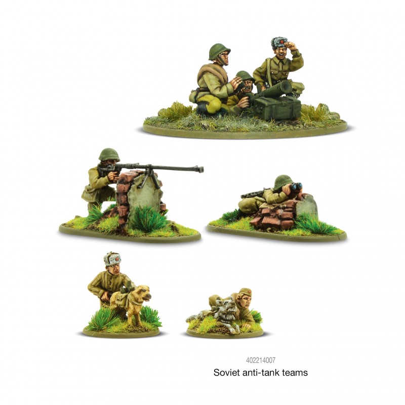 Russian Soviet Anti Tank Teams 28mm Wwii Warlord Games Frontline Games