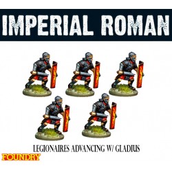 Imperial Roman Legionaries Advancing w/Gladius 28mm Ancients FOUNDRY
