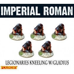 Imperial Roman Legionaries Kneeling w/Gladius 28mm Ancients FOUNDRY
