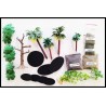 Medium Canopy Tree set - JUNGLE TERRAIN! FRONTLINE GAMES