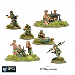 U.S. Marines Support Group USMC WWII 28mm WARLORD GAMES