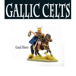 SPQR - Mounted Gaul Hero - Gaul 28mm Ancients WARLORD GAMES