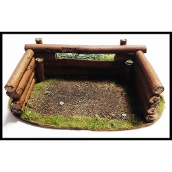 Log Bunker 28mm WWII Jungle or Eastern Front Terrain FRONTLINE GAMES