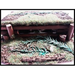 Log Bunker 28mm WWII Jungle or Eastern Front Terrain FRONTLINE GAMES