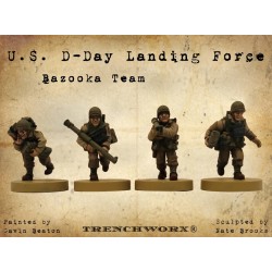 US American D-Day Bazooka Teams 28mm WWII TRENCHWORX