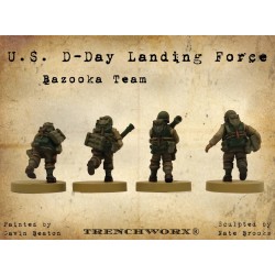 US American D-Day Bazooka Teams 28mm WWII TRENCHWORX