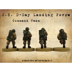 US American D-Day Command Team 28mm WWII TRENCHWORX