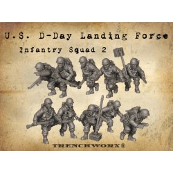 US American D-Day Squad Two 28mm WWII TRENCHWORX