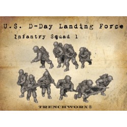 US American D-Day Squad One 28mm WWII TRENCHWORX
