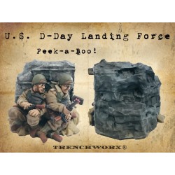 US American D-Day 'Peek-A-Boo' Objective Marker 28mm WWII TRENCHWORX