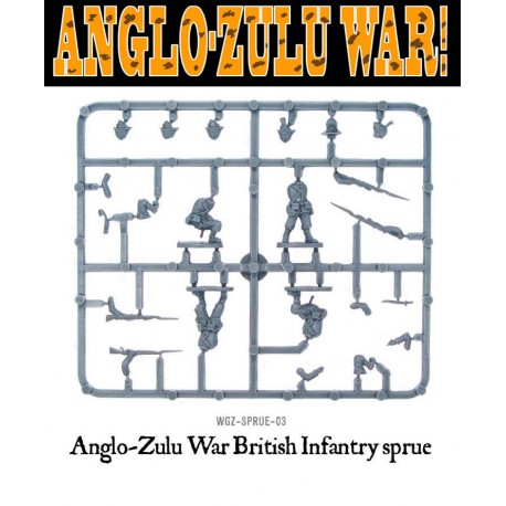 British Line Infantry Sprue - Anglo-Zulu War WARLORD GAMES