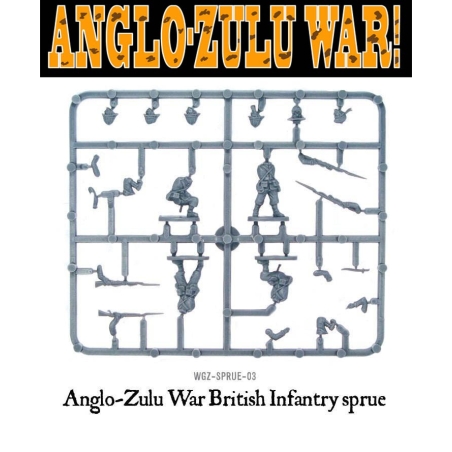 British Line Infantry Sprue - Anglo-Zulu War WARLORD GAMES