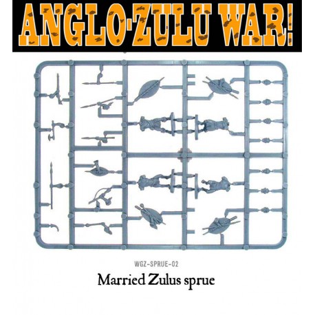 Married Zulus Sprue - Anglo-Zulu War WARLORD GAMES