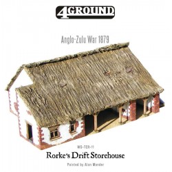 Rorke's Drift laser-cut Storehouse/Barn 4GROUND WARLORD GAMES
