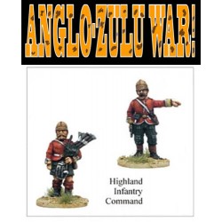 Highland Infantry Command Anglo-Zulu War FOUNDRY MINIATURES