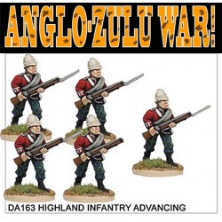 Highland Infantry Advancing Anglo-Zulu War FOUNDRY MINIATURES