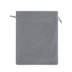 Personal Size Gray "Velvet" Dice bag FRONTLINE GAMES