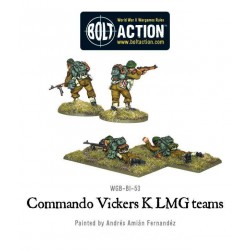 British Commando Vickers K LMG teams 28mm WWII WARLORD GAMES