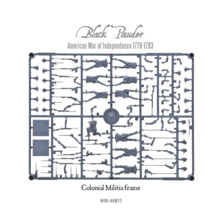 AWI Colonial Militia Sprue American War of Independence WARLORD GAMES