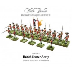 British Army starter Army War of Independence Battle Set WARLORD GAMES