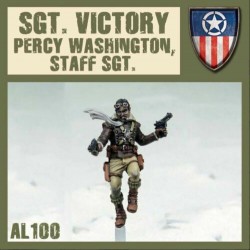 Sergeant Victory from Operation Icarus 28mm Dust Tactics FANTASY FLIGHT