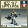 Ozz 117 Heavy Ranger Allied Hero from Operation SEELOWE 28mm Dust Tactics FANTASY FLIGHT