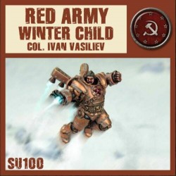 Winter Child Allied Hero from Operation HADES 28mm Dust Tactics FANTASY FLIGHT