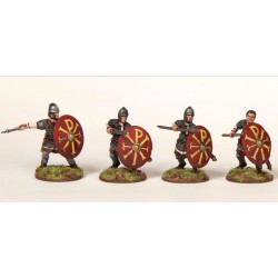 Late Roman Legionaries - Lorica Hamata (24) 28mm WWI WARGAMES ATLANTIC