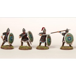 Late Roman Legionaries - Lorica Hamata (4) 28mm WWI WARGAMES ATLANTIC