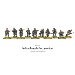 Italian Infantry Section (Sun hats or Helmets) 28mm WWII WARLORD GAMES