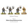 Italian Infantry Section (Sun hats or Helmets) 28mm WWII WARLORD GAMES