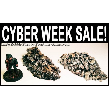 SPECIAL HOLIDAY DEAL - Large-Stone Rubble Piles!