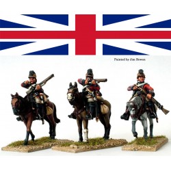 British 16th Light Dragoons skirmishing w/carbines American War of Independence PERRY MINIATURES